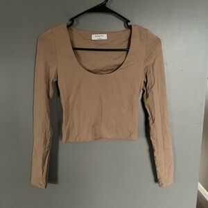 Babaton Cropped Long Sleeve